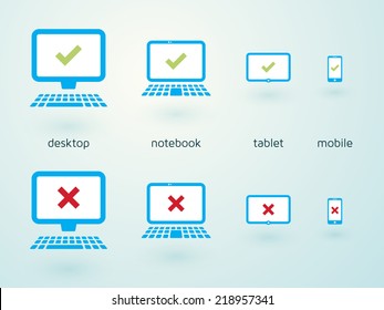 set of icons for responsive webdesign