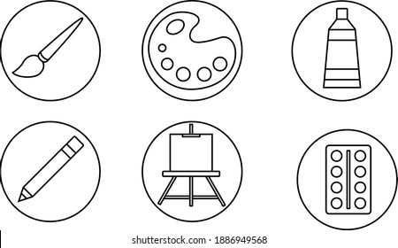 conjunto de iconos de formas