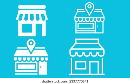 Fijar iconos de cestas de compras y carros Colección de íconos para la tienda como carritos y cestas de compras móviles y tiendas online. 