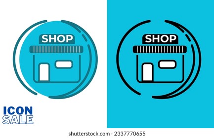 Set icons of shopping baskets and carts Collection of icons for the store such as carts and shopping baskets mobile and online store. 