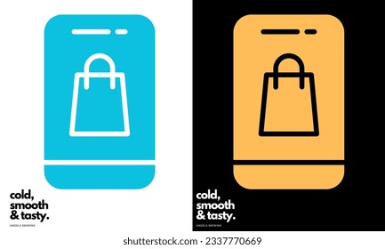 Set icons of shopping baskets and carts Collection of icons for the store such as carts and shopping baskets mobile and online store. 