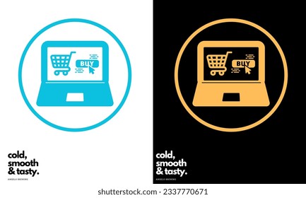 Set icons of shopping baskets and carts Collection of icons for the store such as carts and shopping baskets mobile and online store. 