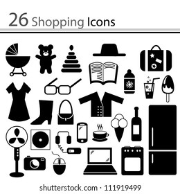 set of icons - shopping (vector)