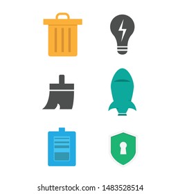 Set of icons. Smartphone icons or smartphone icon button. Vector illustration.