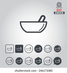Set of icons for spa, beauty, salon, web design, applications, stickers and games