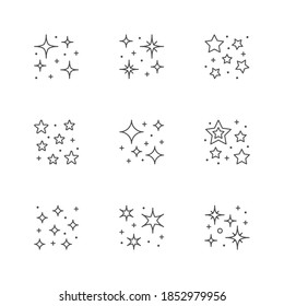 Establecer iconos de brillo de estrella