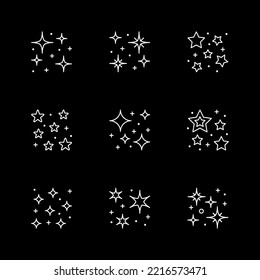 Establecer iconos de brillo de estrella