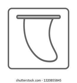 set icons sup surfing vector graphics