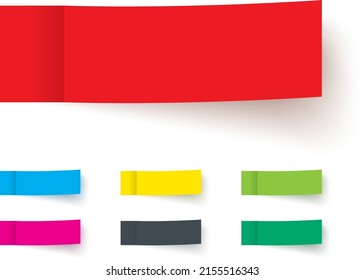 A set of icons of various colors