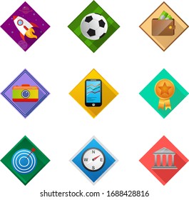 conjunto de iconos diseño de arte vectorial