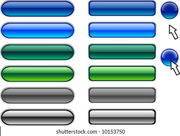 Set of icons. Vector illustration.