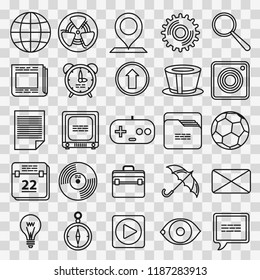 Set of icons. Vector illustration