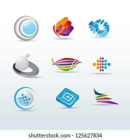 Set of  icons vector illustration