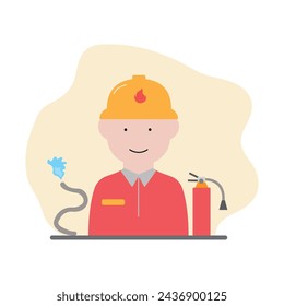set of icons vector illustration concept line character profession job collection of simple and colored avatar symbols