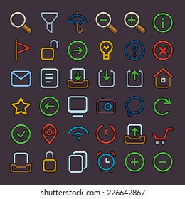Set icons -vector ( part 2)