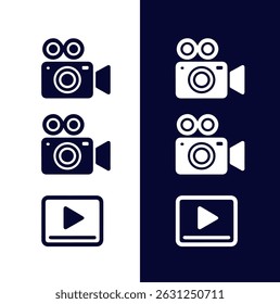Video Conjunto de iconos para el App