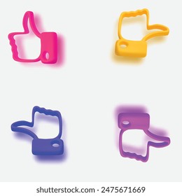 set of icons for web