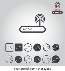 Set of icons for web design, stickers, applications and games