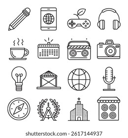 set of icons for web ,icons for web and mobile ,most popular icon set