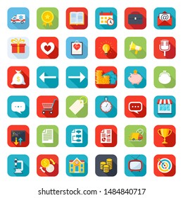 Set of icons for website or applications