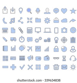 Set of icons.Vector