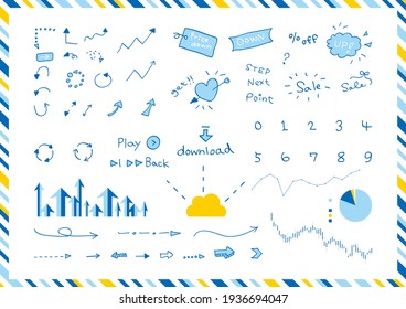 set illustration of arrow icons