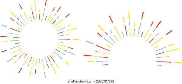 establecer la ilustración de la línea de efecto
