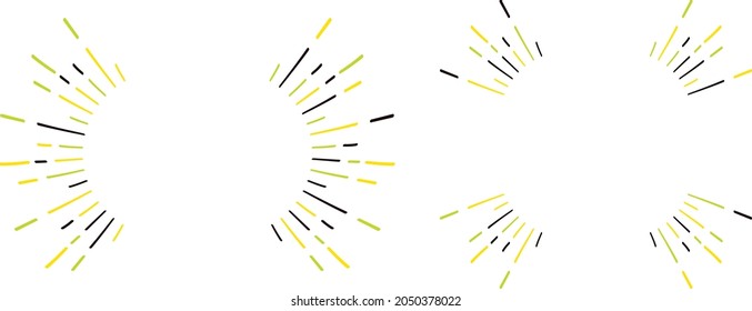 establecer la ilustración de la línea de efecto
