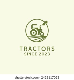 Set Illustration farm logo, emblems on white background