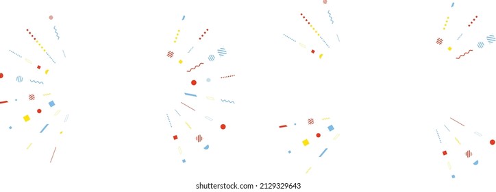 set illustration of geometric pattern effect line