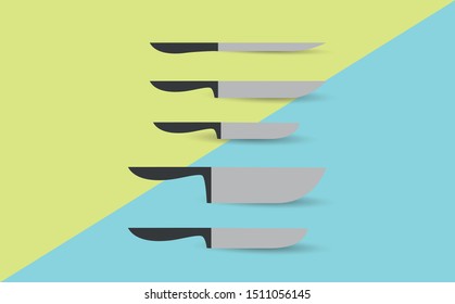 set of Illustration of kitchen tools, editable vector