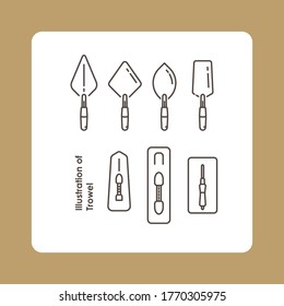 Ein Set-Illustration von Darm