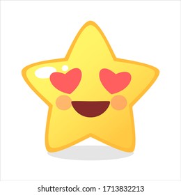 set illustration vector graphic of cute star icon