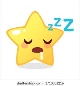 set illustration vector graphic of cute star icon
