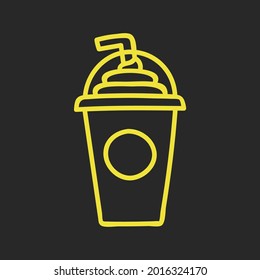 set illustration vector graphic of doodle drink icon milkshake