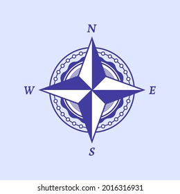 set illustration vector graphic of various vintage marine compass