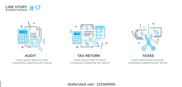 Set of illustrations concept with business concept. Workflow, growth, graphics. Business development, milestones, start-up. linear illustration Icons infographics. Landing page site print poster. Eps