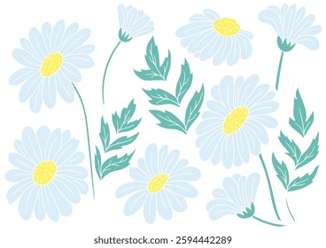 Set of illustrations in hand draw style