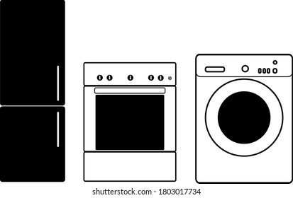 
Illustrationen von Haushaltsgeräten