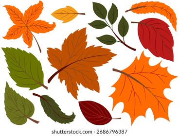 Conjunto de ilustrações para postais, folhetos, banners