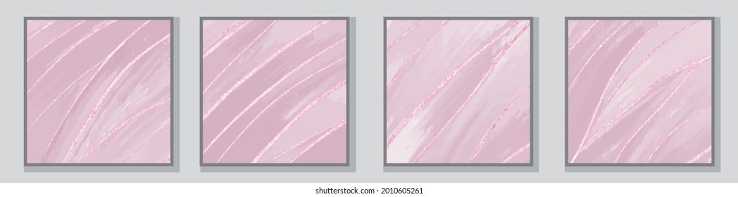 Set of illustrations. Posters. Poster templates. Illustrations in the style of fluid art. Paints. Drawings by paints. Watercolor brush strokes. Patterns. Abstract image. Acrylic paints.