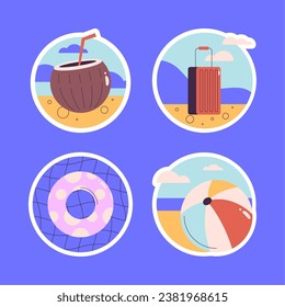 Set of illustrations related to Holidays