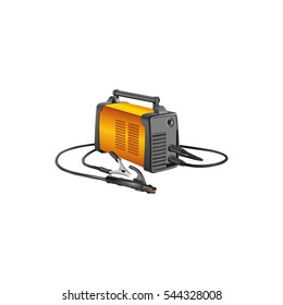 A set of illustrations for website - building tools vector icon. Element 12 welding machine electrode spark welding tool instrument welder weld electric electrical of Webit