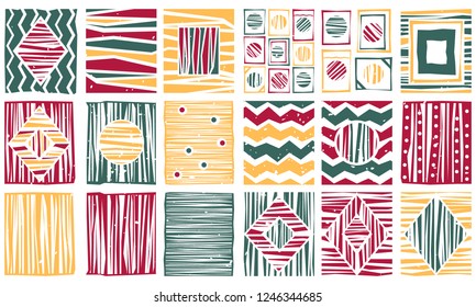 set image of abstract shapes. the theme of the east and the ethnics. abstraction. 