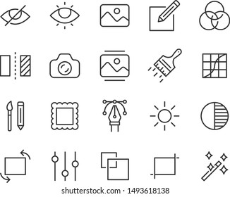 set of image icons