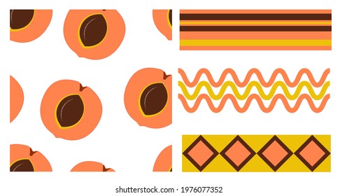 Set of image for paper, fabric, backgrounds 