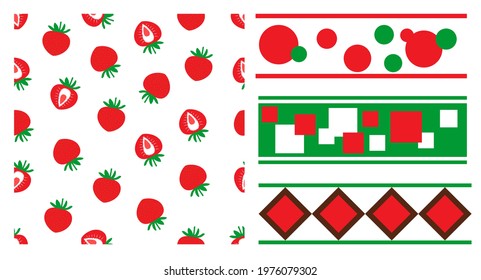 Set of image for paper, fabric, backgrounds 
