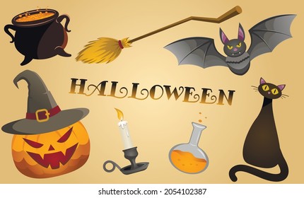 Bilderset für Halloween 