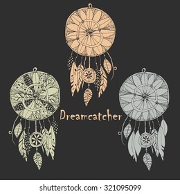Set Indian Dream catcher.