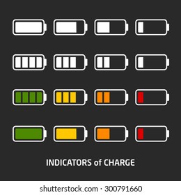 Set indicators of charge